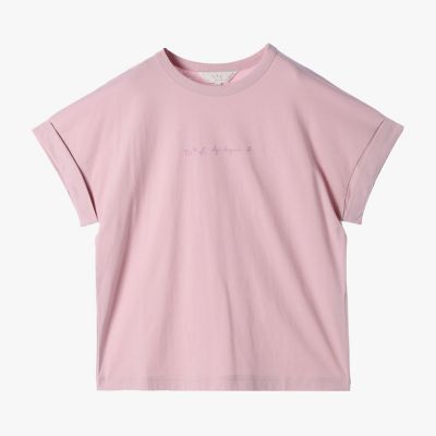 ＜TO B. BY AGNES B.＞ロゴ　プリント　コットン　マカロン　Ｔシャツ
