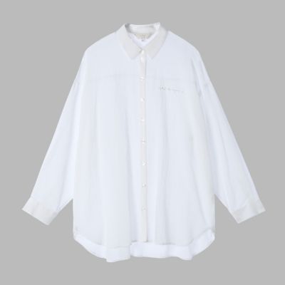 ＜TO B. BY AGNES B.＞コットン　ロングスリーブ　ボーイズシャツ