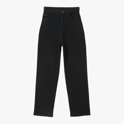 ＜TO B. BY AGNES B.＞ブラック　デニム　ストレートパンツ