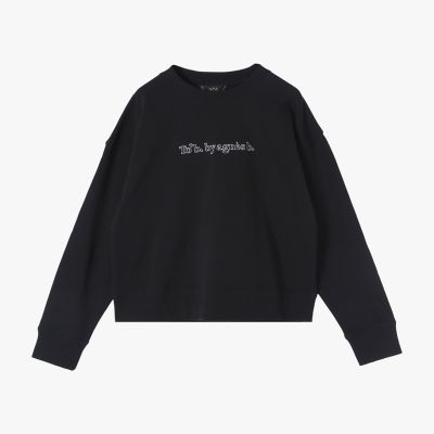 ＜TO B. BY AGNES B.＞コットン　ロゴ　スウェットプルオーバー