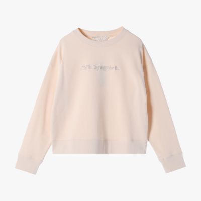 ＜TO B. BY AGNES B.＞コットン　ロゴ　スウェットプルオーバー