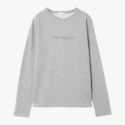 ＜TO B. BY AGNES B.＞エンブロゴロングＴシャツ
