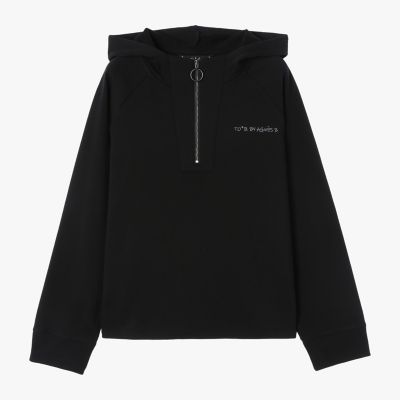 ＜TO B. BY AGNES B.＞コットン　ハーフジップ　スウェットフーディー