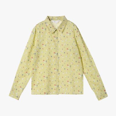 フラワープリント コットン 長袖 ブラウス | TO B. BY AGNES B