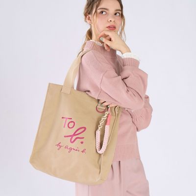 コットン ロゴ トートバッグ | TO B. BY AGNES B./トゥービー バイ