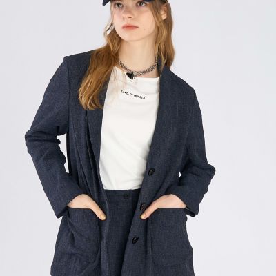 ミックスツイード テーラードジャケット | TO B. BY AGNES B