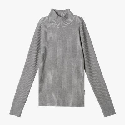 ＜TO B. BY AGNES B.＞ブレンドヤーン　リブ　ニット　プルオーバー