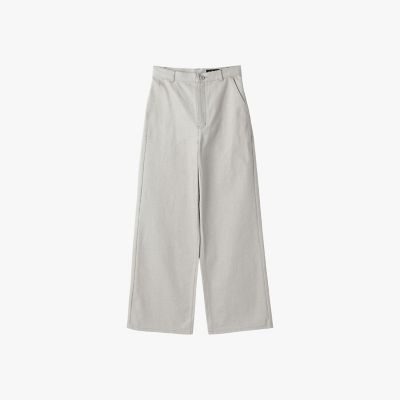 コットン デニム ストレート ワイドパンツ | TO B. BY AGNES B