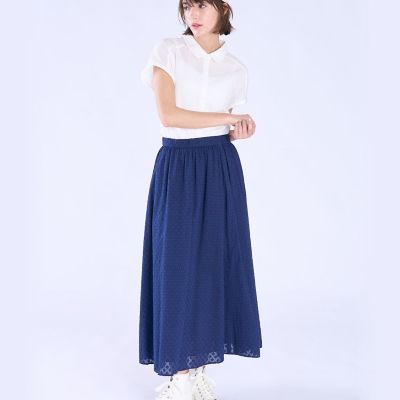 agnes b. アニエスベー ジャンパースカート ネイビー 花柄 フランス製 agnes b. アニエスベー ジャンパースカート ネイビー 花柄 フランス製