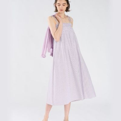 【美品】agnes b. アニエスベー フリルカラーワンピース 38 ギンガムチェック コットン フリル ワンピース | TO B. BY AGNES B