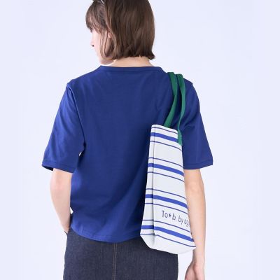 ロゴ 刺繍 コットン 半袖 Tシャツ | TO B. BY AGNES B./トゥービー