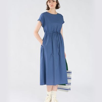 コットン ウエストリボン ショートスリーブ ワンピース | TO B. BY