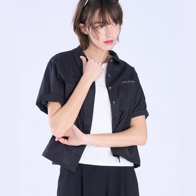 agnes b. アニエスベー 半袖カットソー サイズ:3 ハートプリント/Tシャツ   コットン100％ ブラック レディース / 240001169350 agnes b.（アニエスベー） tシャツ アイコニック プリント コットン