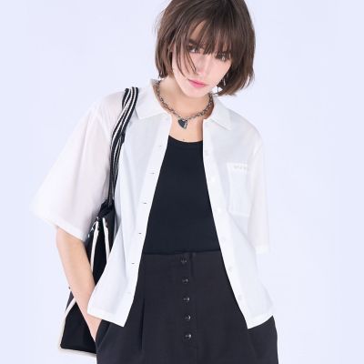 アニエス・ベー  半袖シャツ ボックスカット 半袖 シャツ | TO B. BY AGNES B./トゥービー バイ
