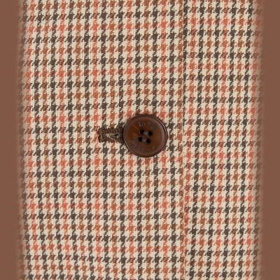 ガンクラブチェック　コットン　長袖　ジャケット