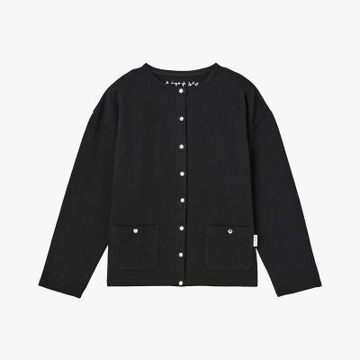 【agnes b.】ラメ カーディガン サイズ3 黒 未使用タグ付 To b． by agnes b．× green label