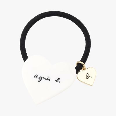 WEBスペシャル ハートモチーフヘアゴム HA03－01 | agnes b