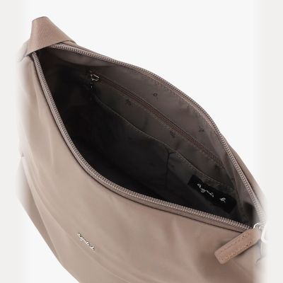 ナイロン ミディアム ショルダーバッグ ”Cecile” NS24－04