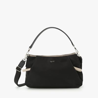 ＜agnes b. (Women)＞ナイロン　２ｗａｙ　ショルダーバッグ　ＯＡＳ１４－０２