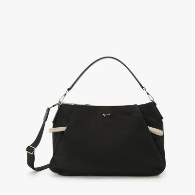 ＜agnes b. (Women)＞ナイロン　２ｗａｙ　ショルダーバッグ　ＯＡＳ１４－０３