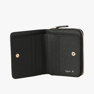 マーガレット　agnes b.   アニエスベー  二つ折り財布 レザー 二つ折り ウォレット ”Petit b．” EW13Bー09