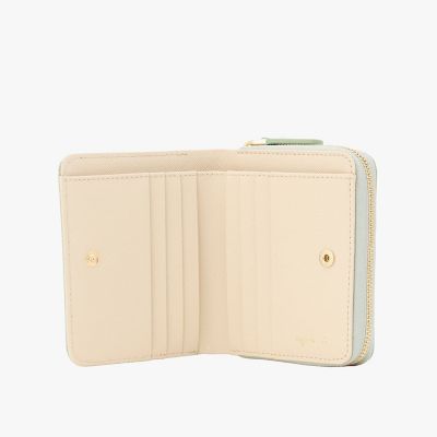 agnes b.　二つ折り財布 レザー 二つ折り ウォレット ”Petit b．” EW13B－09