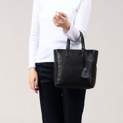 WEB限定　アニエスベー 2wayトートバッグ オールレザー　ブラック 2wayトートバッグ PAS26－01 | agnes b. (Women