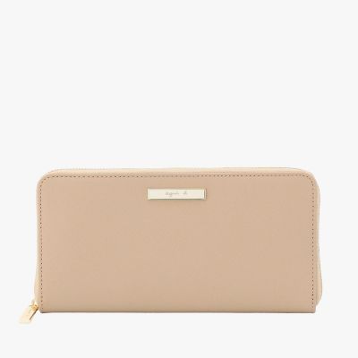 レザー ラウンドジップ ロングウォレット ”Erika” QAW05