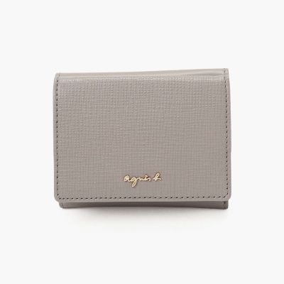 【美品】agnes b. レザー　三つ折り財布　HW11－08 ウォレット agnes b.（アニエスベー） 財布 WEBスペシャル ウォレット HW11-08