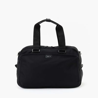 ＜agnes b. (Women)＞ナイロン　２ｗａｙボストンバッグ　”Ｍｙ　ｂａｇ”　ＲＡＴ０１－０１