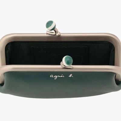 【未使用】 アニエスベー 型 がま口 ケース 小銭入れ レザー がま口 コインケース ”Irene” PAW07－04 | agnes b