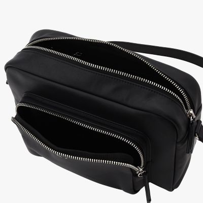 ✨極美品✨希少　アニエスベー　ショルダーバッグ　ブラック　レザー　ターンロック レザーショルダーバッグ ”angele” NS14E－02 | agnes b