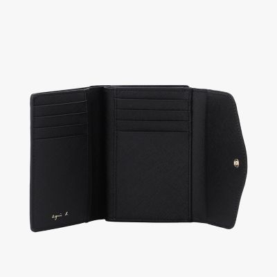 agnes b.　3つ折り財布　avaウォレット　TAW02-01 アニエスベー agnes b.（アニエスベー） 財布 レザー 三つ折りウォレット ”ava