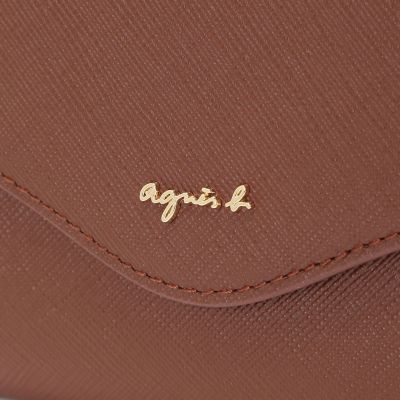 レザー 二つ折りウォレット” ava” TAW02－01 | agnes b