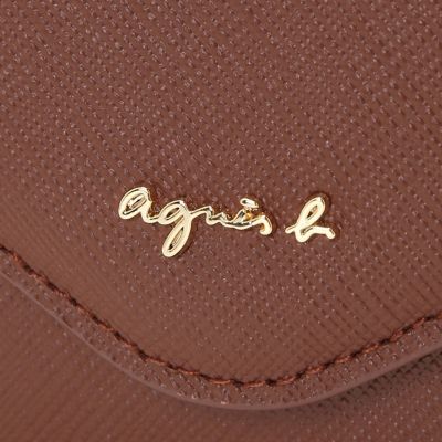 レザー 三つ折りウォレット” ava” TAW02－02 | agnes b