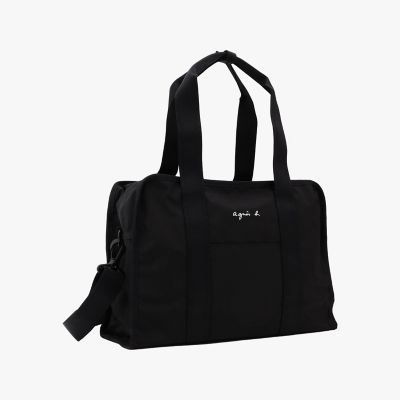 【美品✨】アニエスベー 2way ボストンバッグ ナイロン 黒　ショルダー 2wayボストンバッグ VAT01－01 | agnes b. (Women