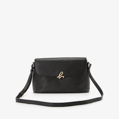 レザーショルダーバッグ ”The b．” IS12F－09 | agnes b