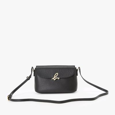 ＜agnes b. (Women)＞レザーショルダーバッグ　　”Ｔｈｅ　ｂ．”　　ＩＳ１２Ｆ－１１