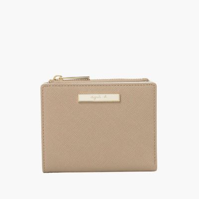 T13 agnes b. アニエスベー 二つ折り 財布 agnes b.（アニエスベー） 財布 レザー 二つ折り ウォレット ”Petit b