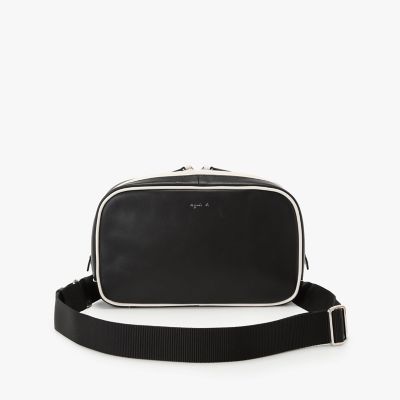 レザーショルダーバッグ ”The b．” IS12F－09 | agnes b