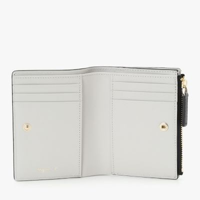 美品 アニエスベー ウォレット 財布 三つ折り財布 ホワイト agnes b. ウォレット WAW01－01 | agnes b. (Women)/アニエスベー | 三越