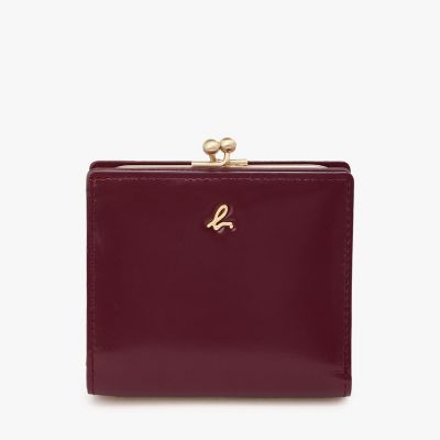 ガラスレザー 二つ折り ウォレット ”Gloria” XAW05－01