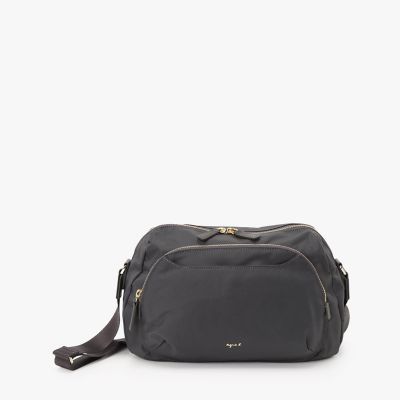 ＜agnes b. (Women)＞ナイロンショルダーバッグ　”Ｍａｒｏｎ”　ＦＴ０３Ａ－０５