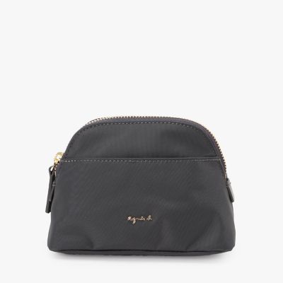 ＜agnes b. (Women)＞ナイロンポーチ　”Ｍａｒｏｎ”　ＦＴ０３Ａ－０８