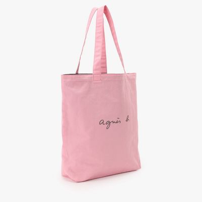 ロゴ コットン リバーシブル トートバッグ ”Paulette
