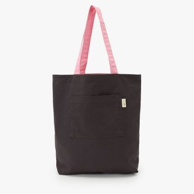ロゴ コットン リバーシブル トートバッグ ”Paulette