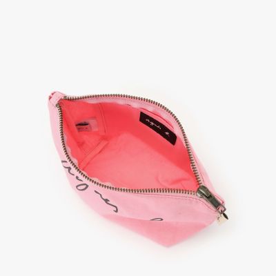 ロゴプリント コットン ポーチ ”Paulette” YAS18－03
