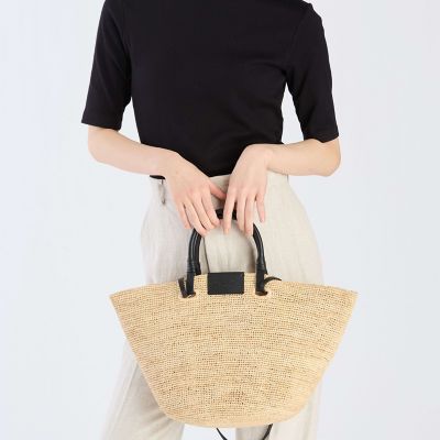 ラフィア 2wayトートバッグ YAX08－01 | agnes b. (Women