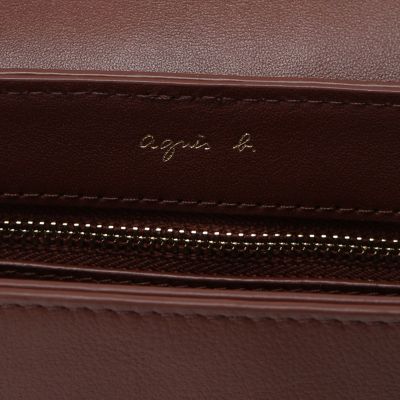 レザー ミディアム ショルダーバッグ”Ingrid” ZAS04－01