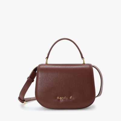 ＜agnes b. (Women)＞レザー　２ｗａｙショルダーバッグ　”Ｃｉｔｙ”　ＺＡＳ０２－０１